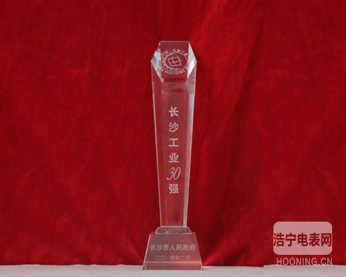 威勝集團(tuán)榮獲“2013年度長沙工業(yè)三十強(qiáng)”等榮譽(yù)稱號(hào)