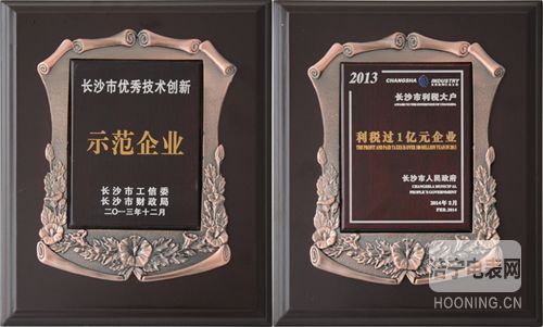 威勝集團(tuán)榮獲“2013年度長沙工業(yè)三十強(qiáng)”等榮譽(yù)稱號(hào)