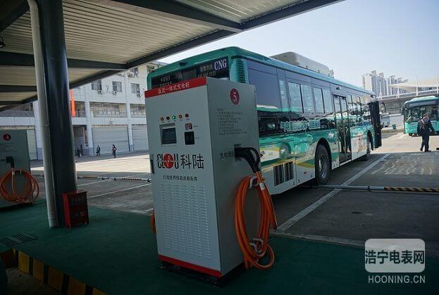 江西省常委、常務(wù)副省長莫建成參觀由科陸電子參與建設(shè)的國內(nèi)首個民間資本投資新能源汽車充電站
