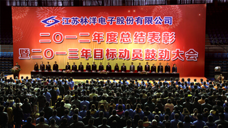 奮斗2013年，為開啟林洋事業(yè)新的征程而努力奮斗